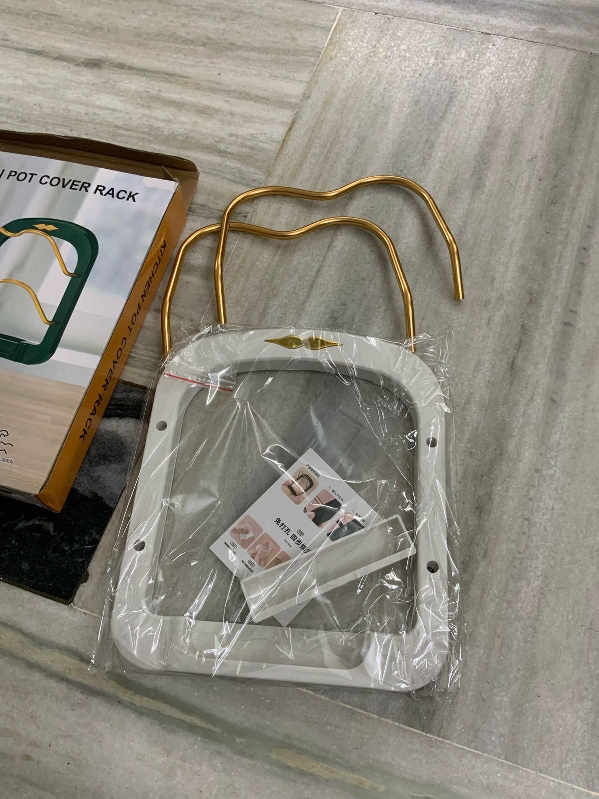 Kitchen Pot Cover Rack